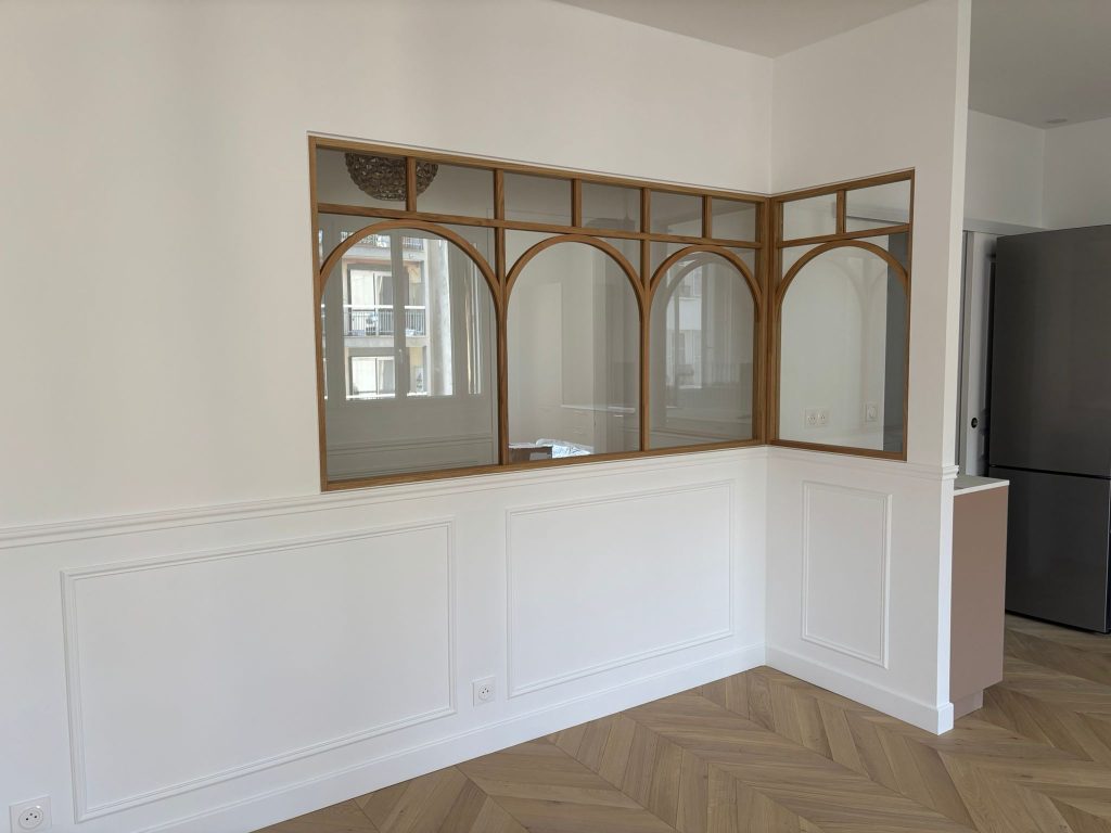 Armoires de cuisine et travaux de rénovation en cours